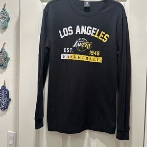NBA Black and Yellow Long Sleeve Tee